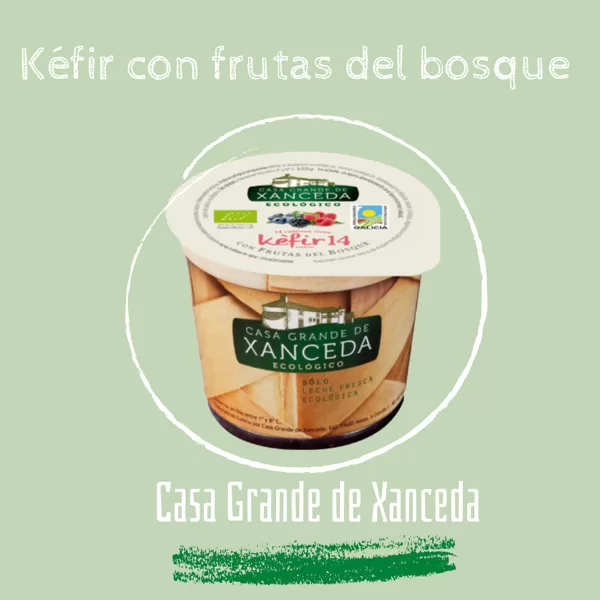 Kéfir con Frutas del Bosque