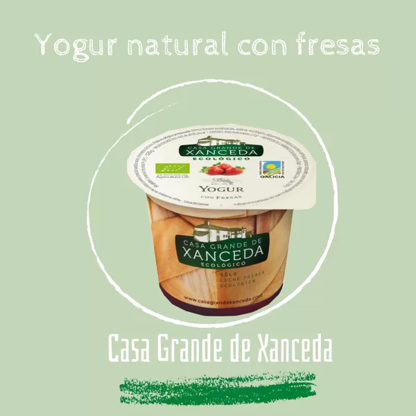 Yogur Natural con Fresas
