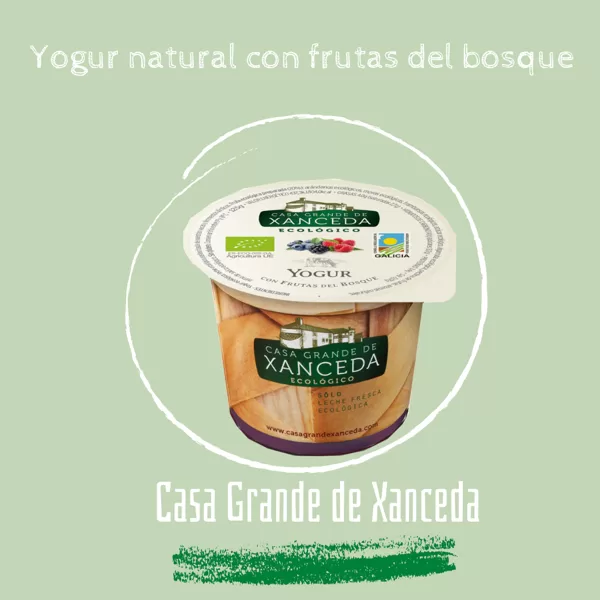Yogur Natural con Frutas del Bosque